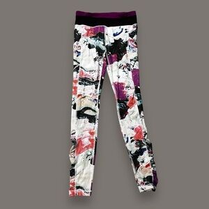 Lululemon Speed Tight III Pigment Wave Multi/Black/Regal Plum Thigh Pockets SZ6